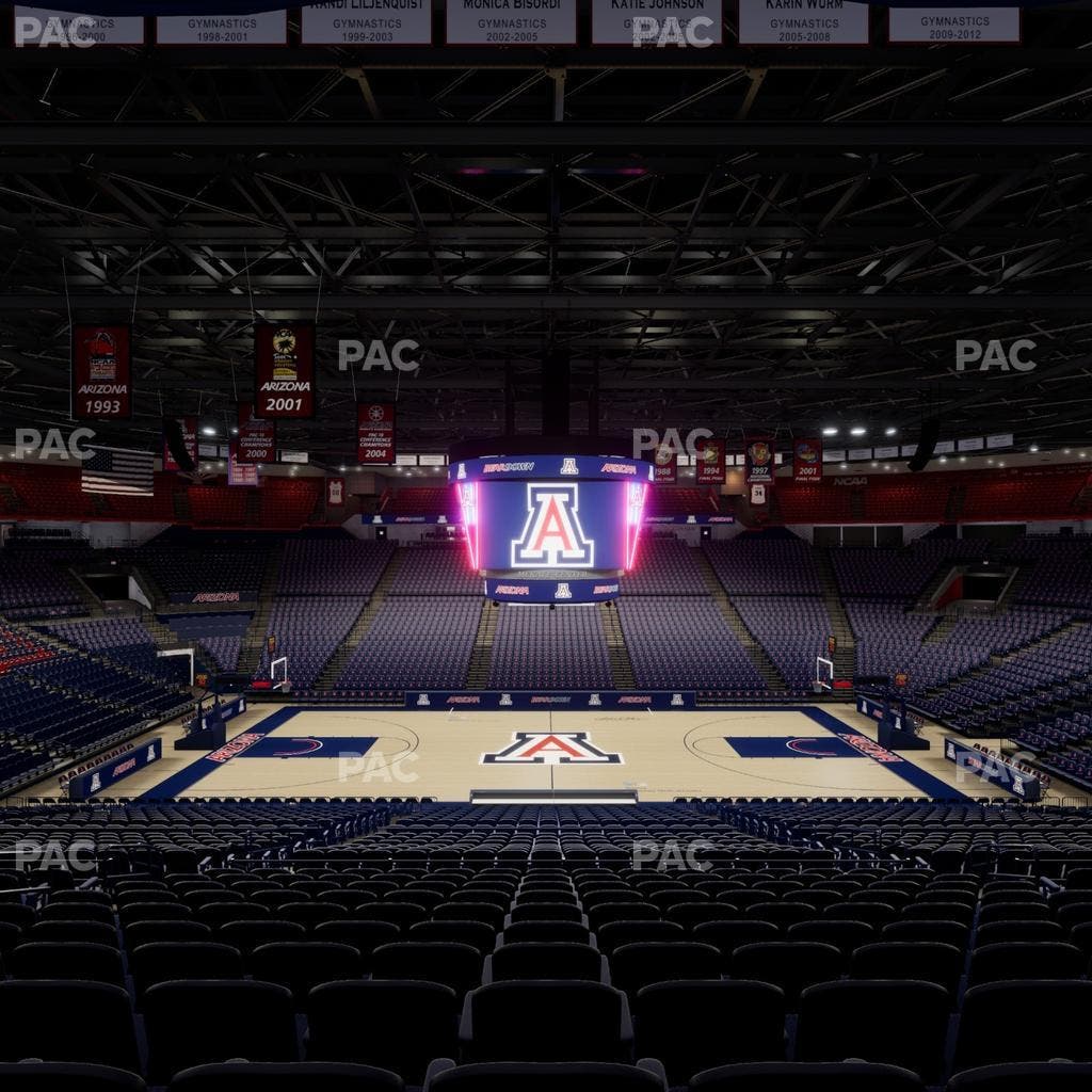 McKale Center - Section Middle 15 Seat View