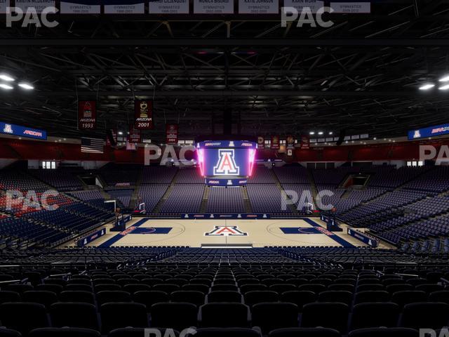 McKale Center - Section Middle 15 Seat View