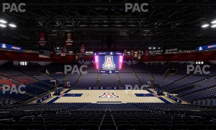 McKale Center - Section Middle 15 Seat View