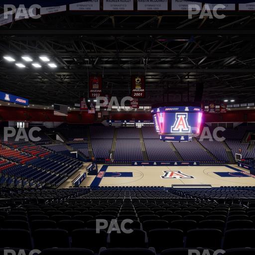 McKale Center - Section Middle 16 Seat View