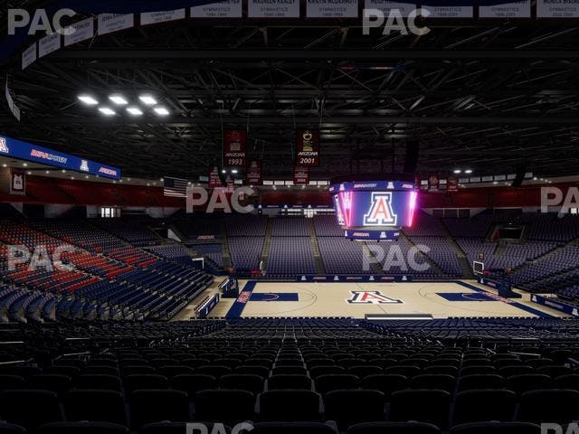 McKale Center - Section Middle 16 Seat View