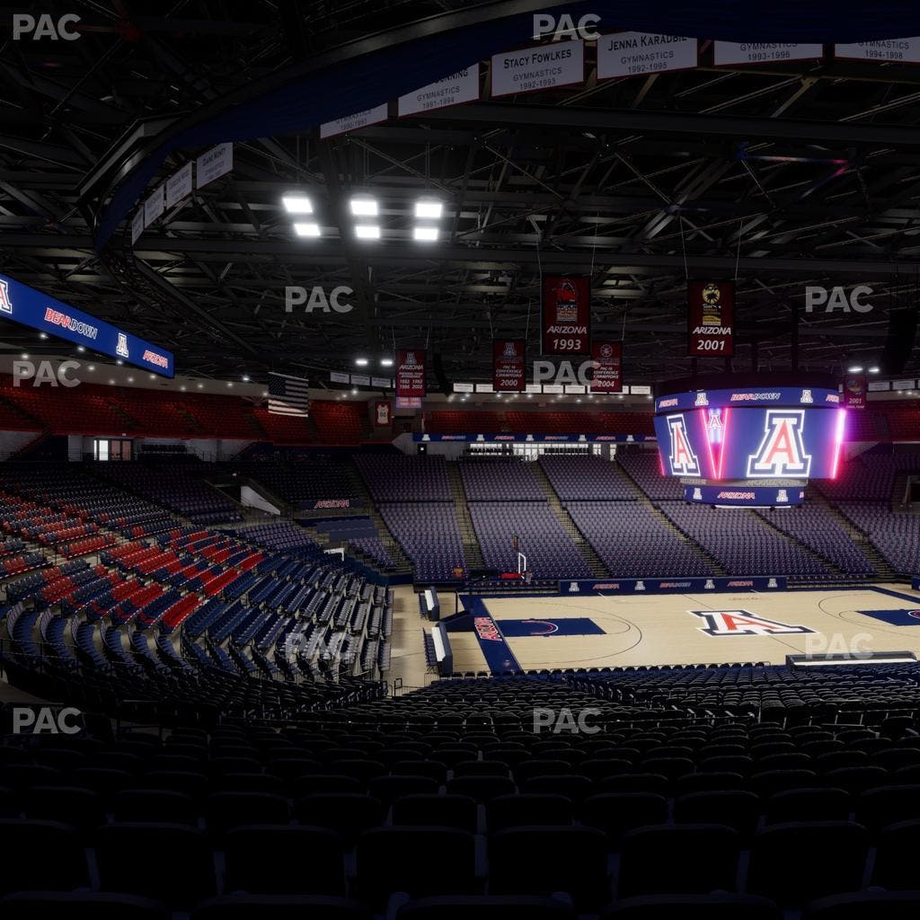 McKale Center - Section Middle 17 Seat View
