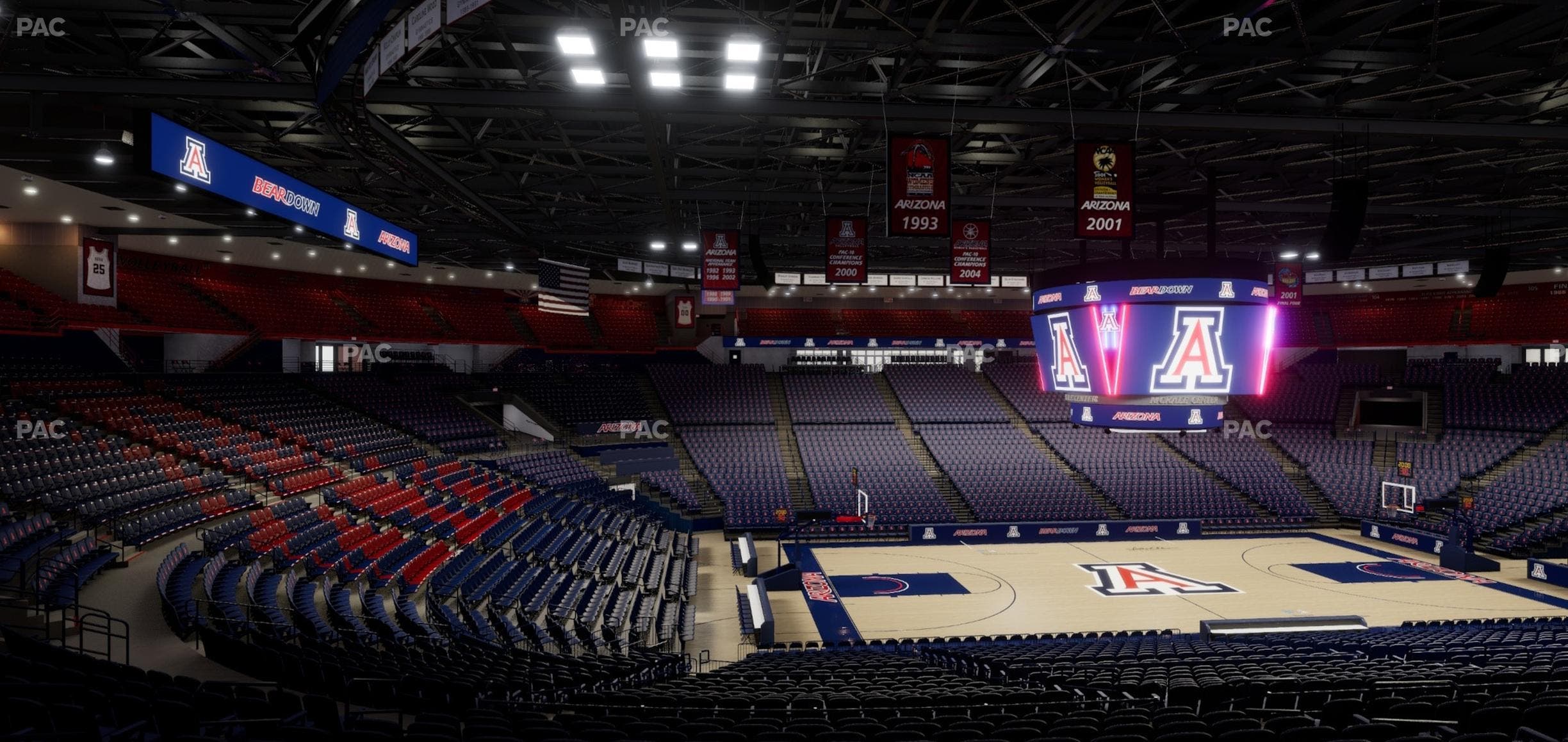 McKale Center - Section Middle 17 Seat View
