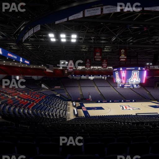 McKale Center - Section Middle 17 Seat View