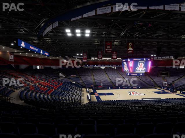 McKale Center - Section Middle 17 Seat View
