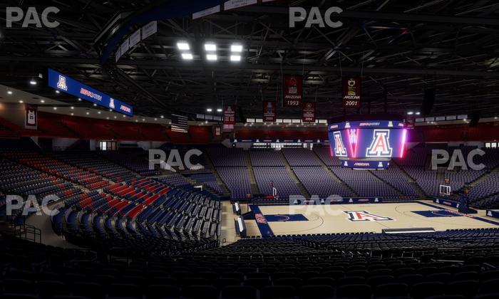 McKale Center - Section Middle 17 Seat View