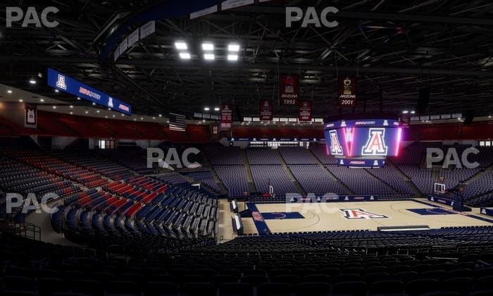 McKale Center - Section Middle 17 Seat View