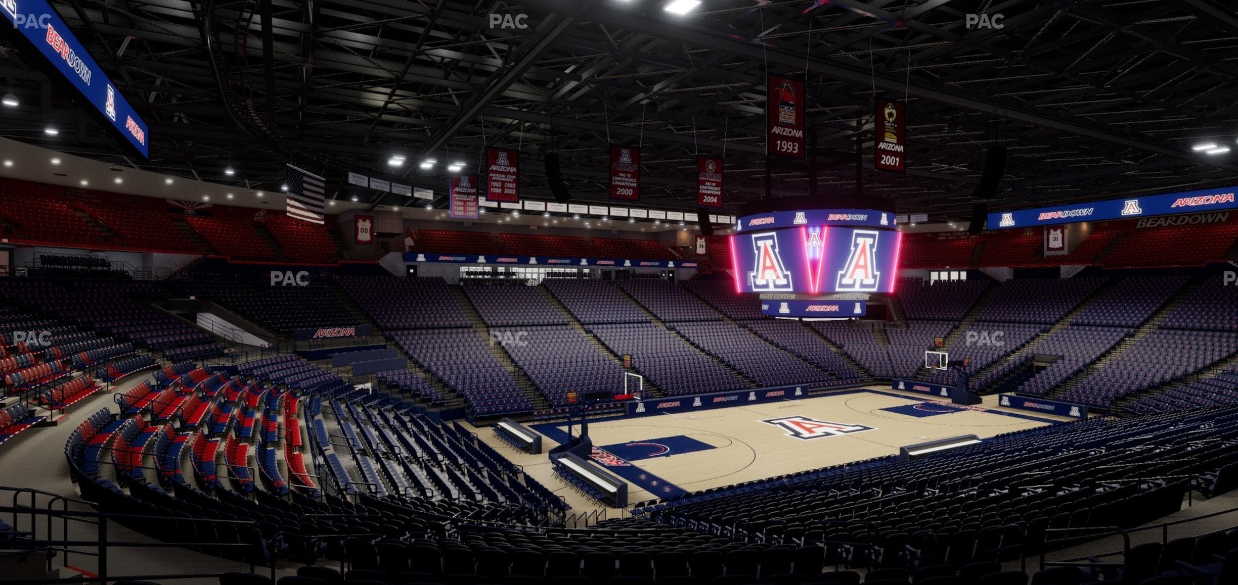 McKale Center - Section Middle 18 Seat View