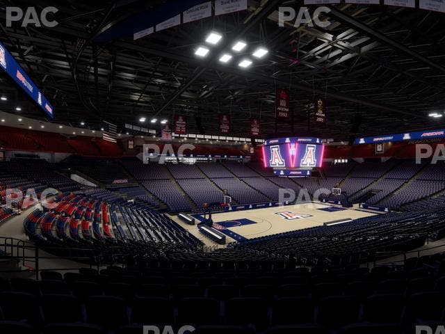 McKale Center - Section Middle 18 Seat View