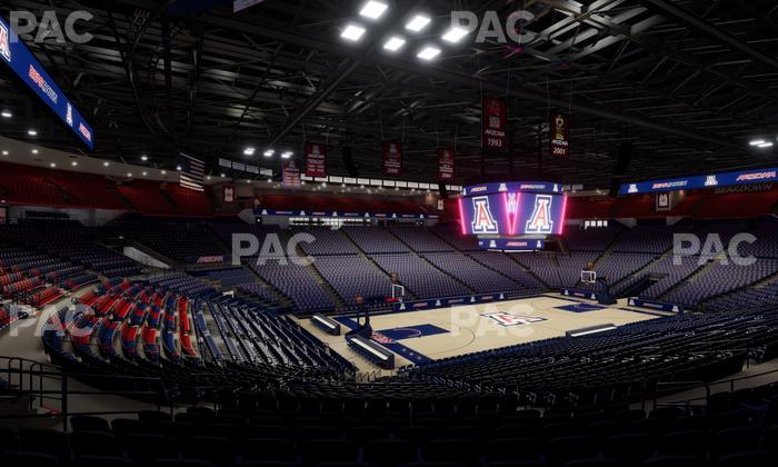 McKale Center - Section Middle 18 Seat View