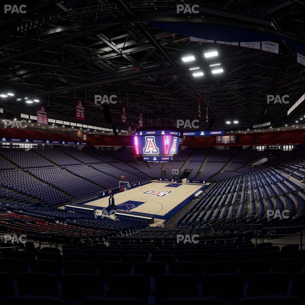 McKale Center - Section Middle 19 Seat View