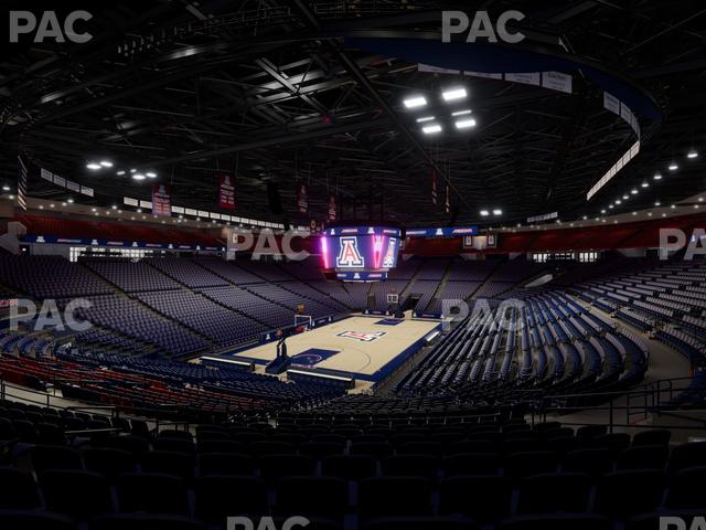 McKale Center - Section Middle 19 Seat View