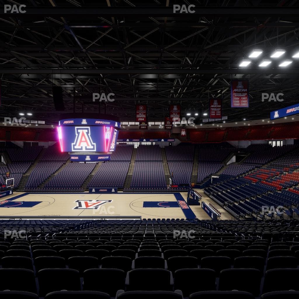 McKale Center - Section Middle 2 Seat View