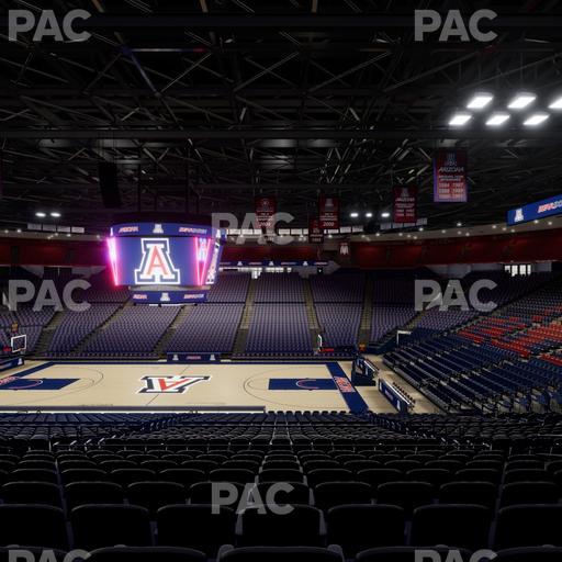 McKale Center - Section Middle 2 Seat View