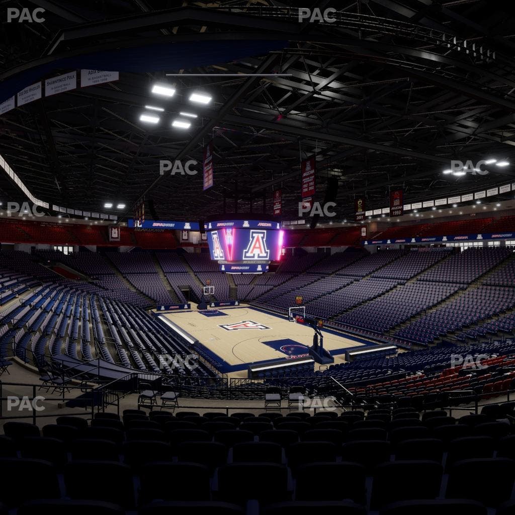 McKale Center - Section Middle 23 Seat View