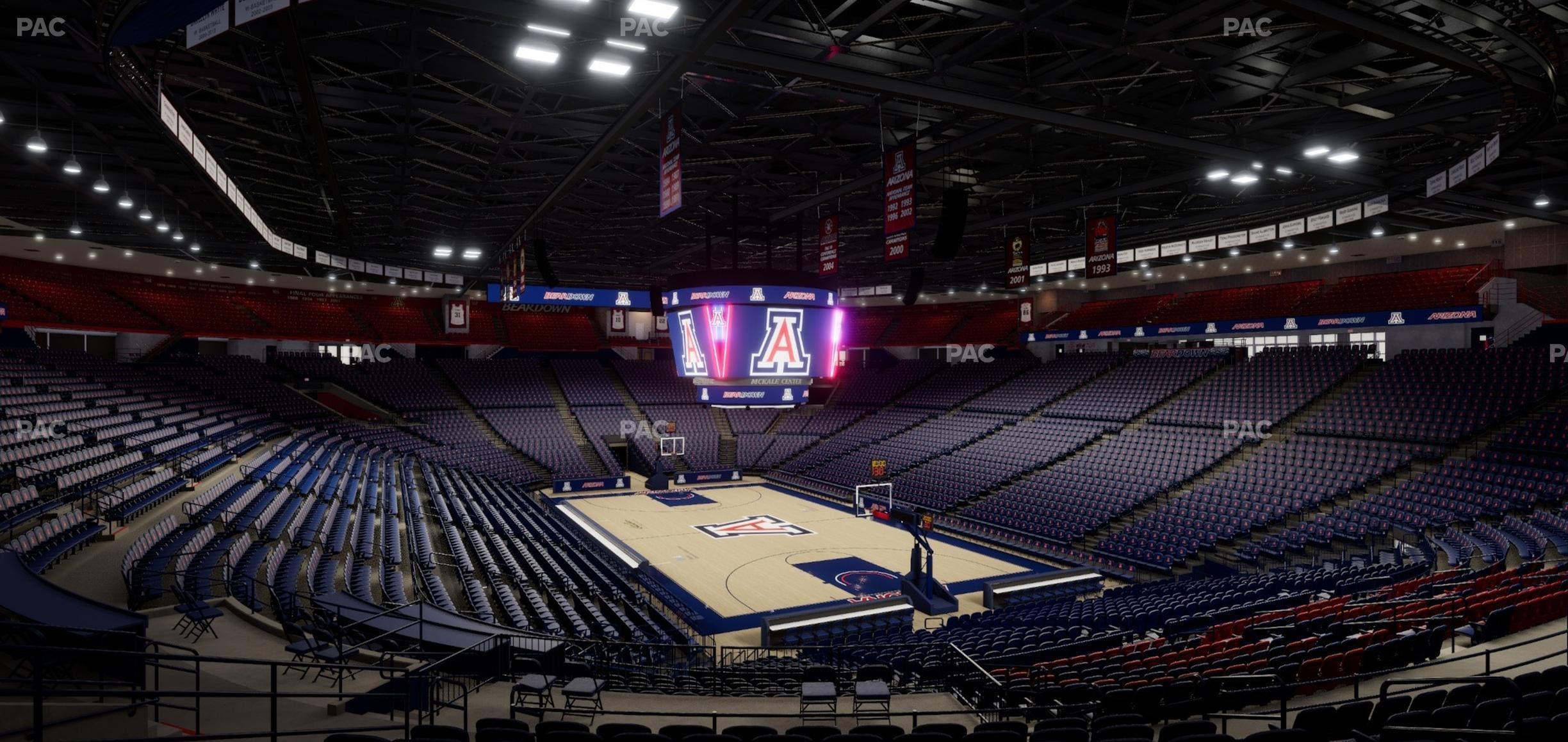 McKale Center - Section Middle 23 Seat View