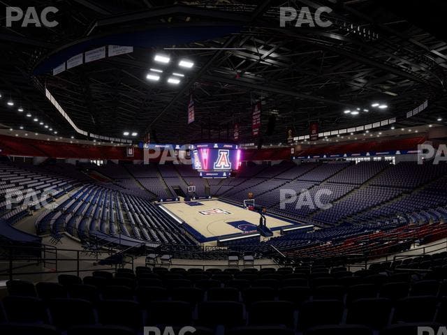 McKale Center - Section Middle 23 Seat View