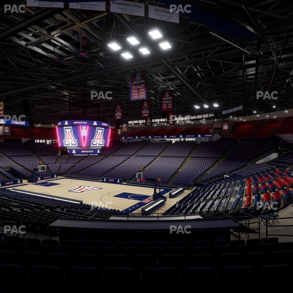 McKale Center - Section Middle 24 Seat View