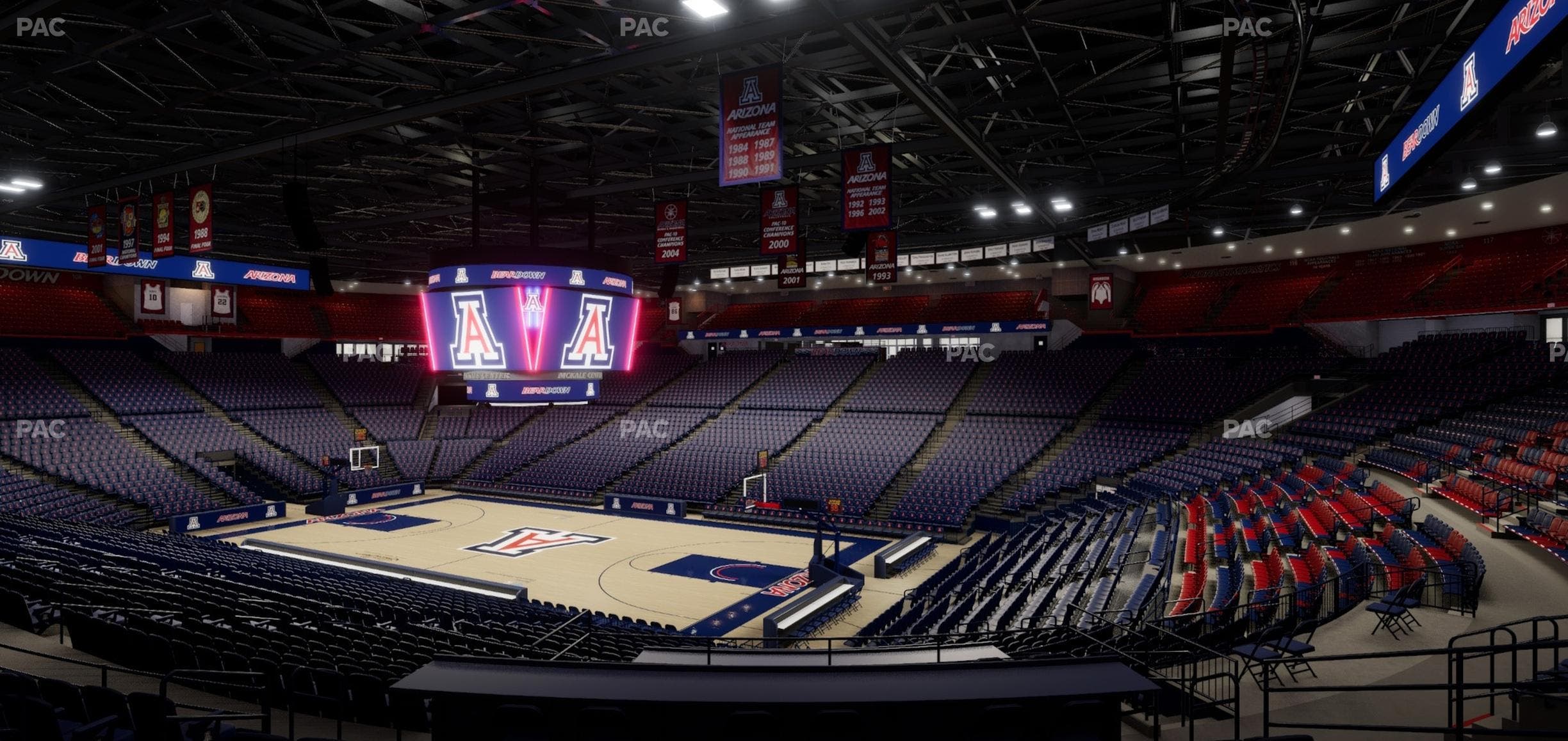 McKale Center - Section Middle 24 Seat View