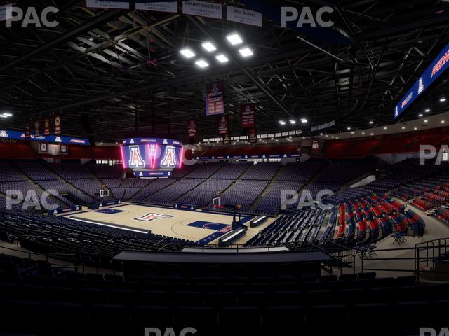 McKale Center - Section Middle 24 Seat View