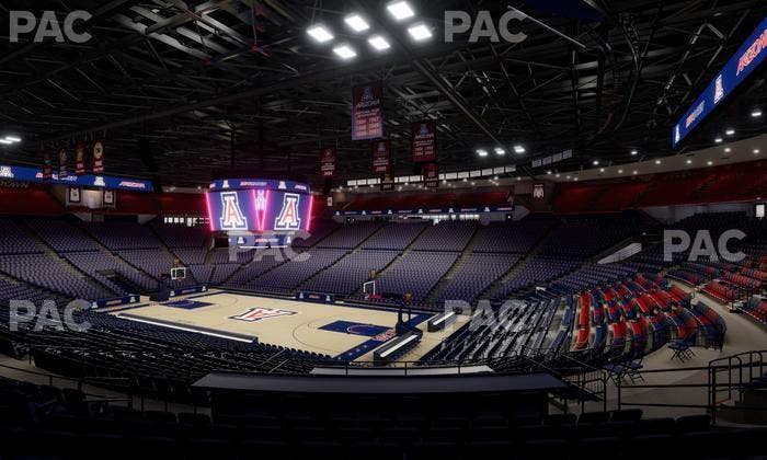 McKale Center - Section Middle 24 Seat View
