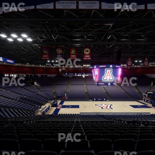 McKale Center - Section Middle 4 Seat View