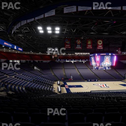 McKale Center - Section Middle 5 Seat View