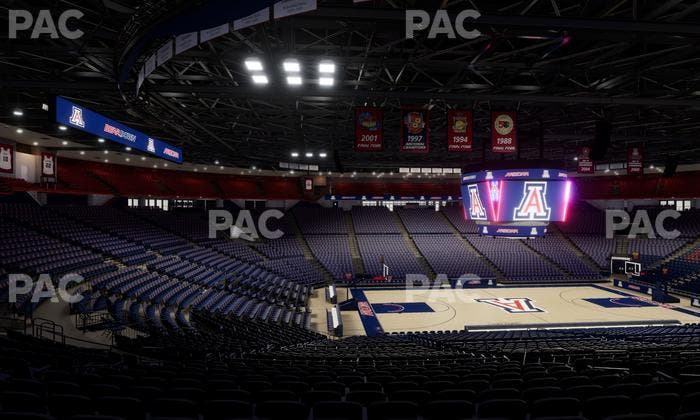 McKale Center - Section Middle 5 Seat View