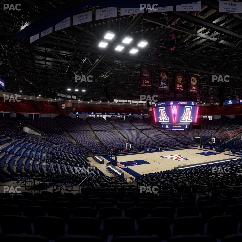 McKale Center - Section Middle 6 Seat View