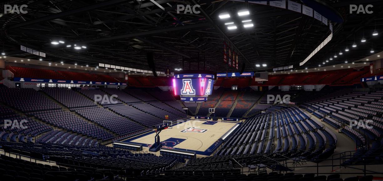 McKale Center - Section Middle 7 Seat View