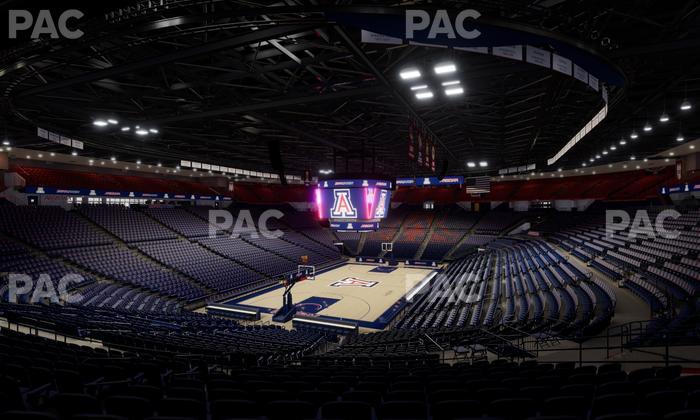 McKale Center - Section Middle 7 Seat View