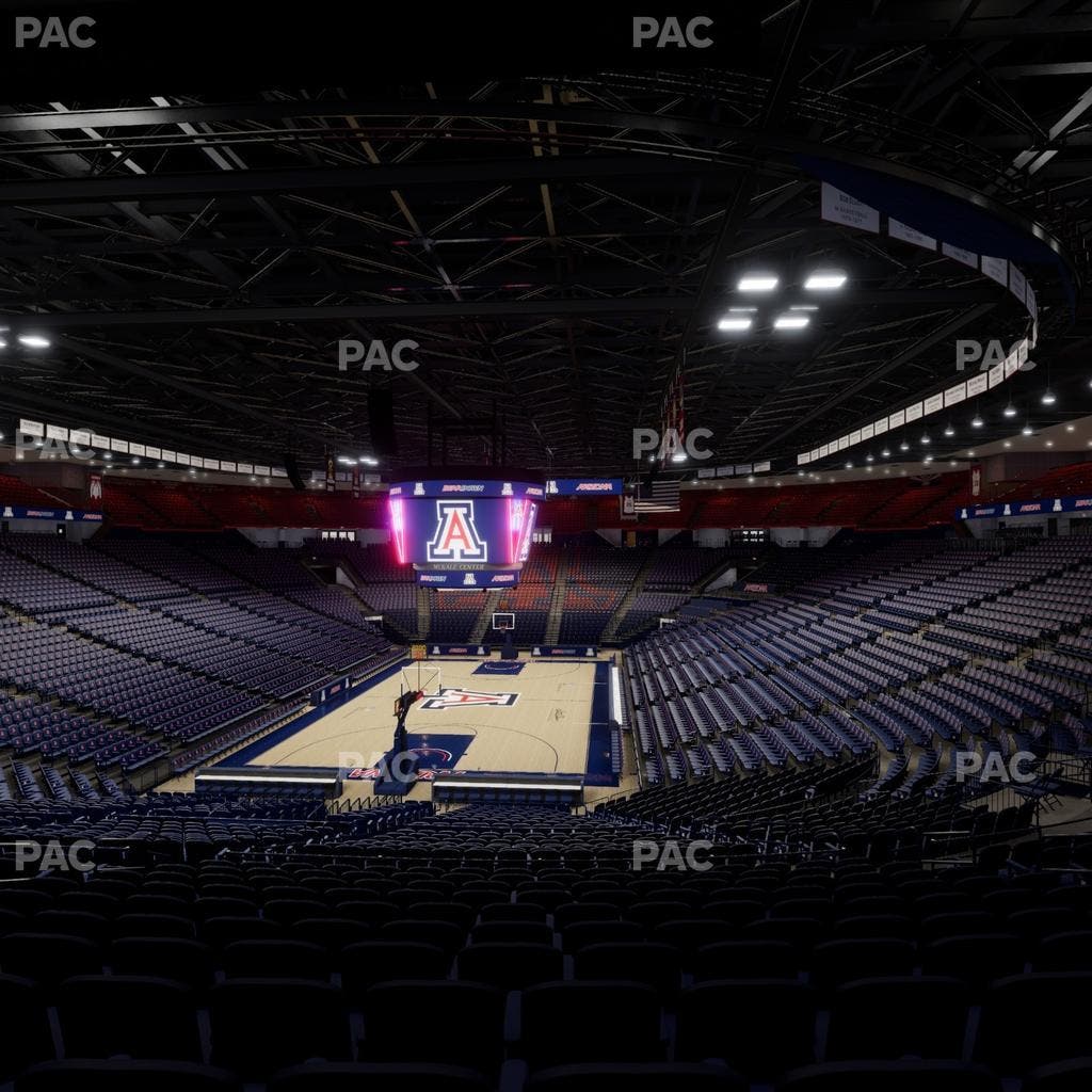 McKale Center - Section Middle 8 Seat View
