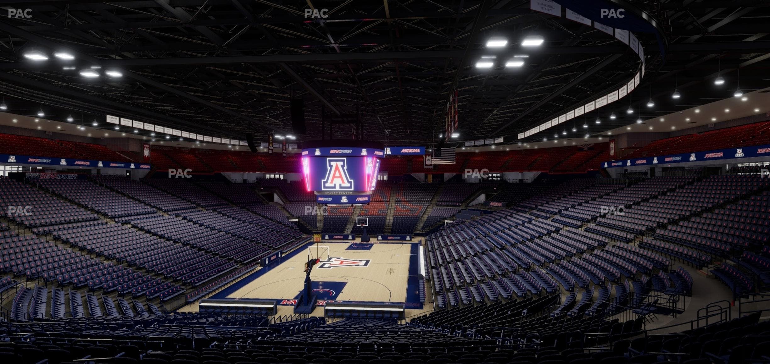 McKale Center - Section Middle 8 Seat View