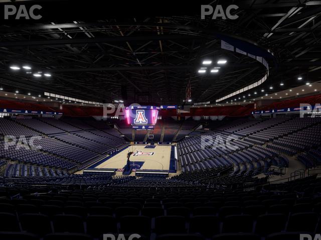McKale Center - Section Middle 8 Seat View