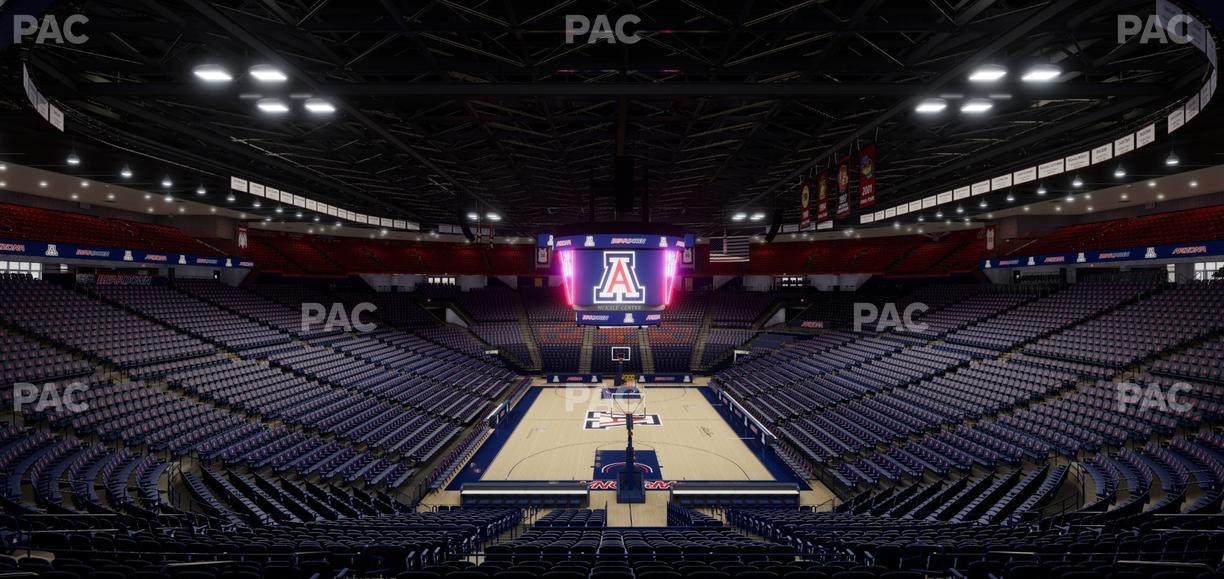 McKale Center - Section Middle 9 Seat View