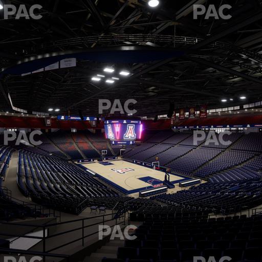 McKale Center - Section Middle W 11 Seat View
