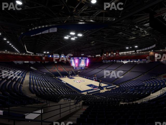 McKale Center - Section Middle W 11 Seat View
