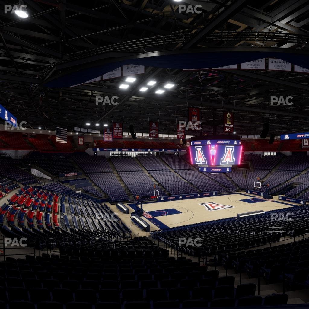 McKale Center - Section Middle W 18 Seat View