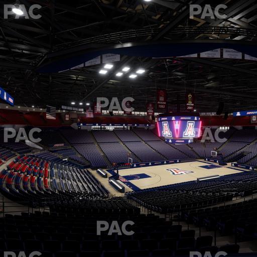 McKale Center - Section Middle W 18 Seat View