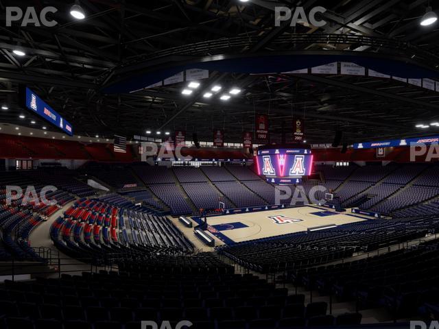 McKale Center - Section Middle W 18 Seat View