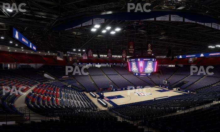 McKale Center - Section Middle W 18 Seat View