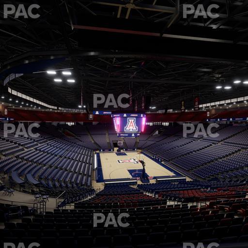 McKale Center - Section Middle W 22 Seat View