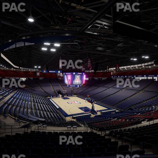 McKale Center - Section Middle W 23 Seat View