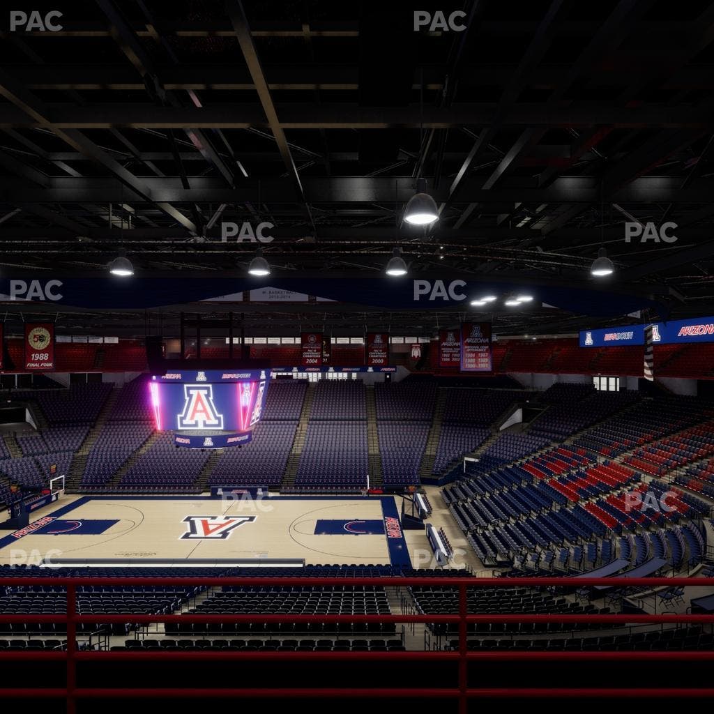 McKale Center - Section Upper 101 A Seat View