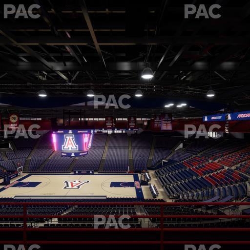 McKale Center - Section Upper 101 A Seat View