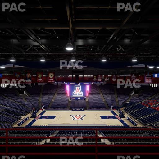 McKale Center - Section Upper 101 B Seat View