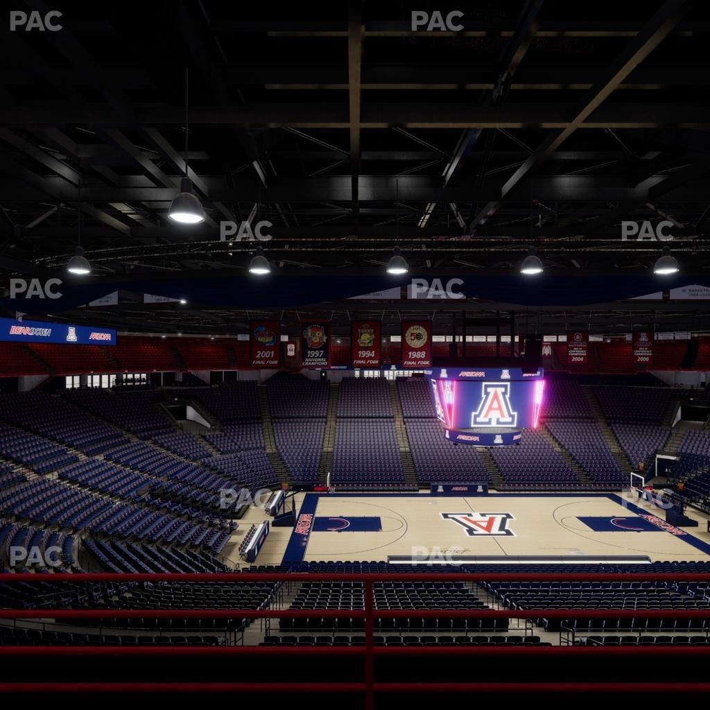 McKale Center - Section Upper 101 C Seat View