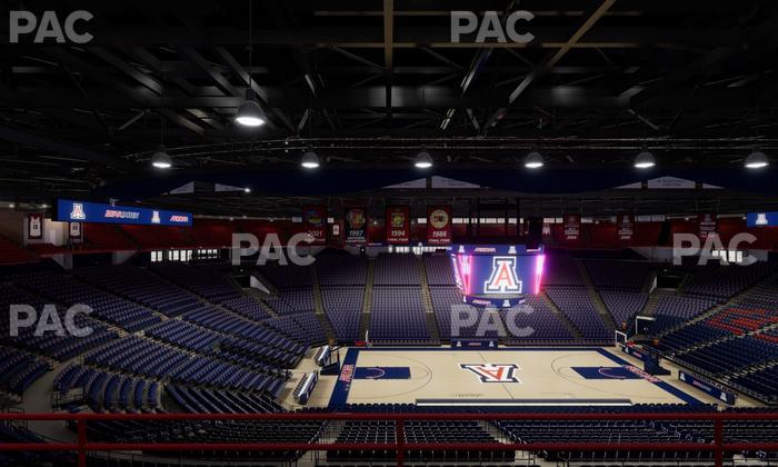McKale Center - Section Upper 101 C Seat View
