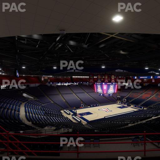 McKale Center - Section Upper 103 Seat View