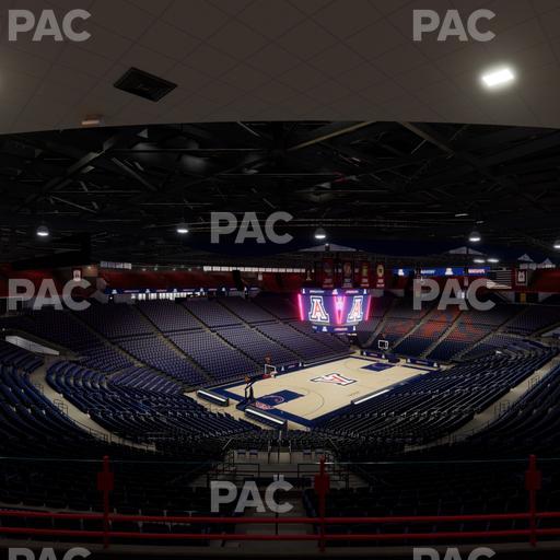 McKale Center - Section Upper 104 Seat View